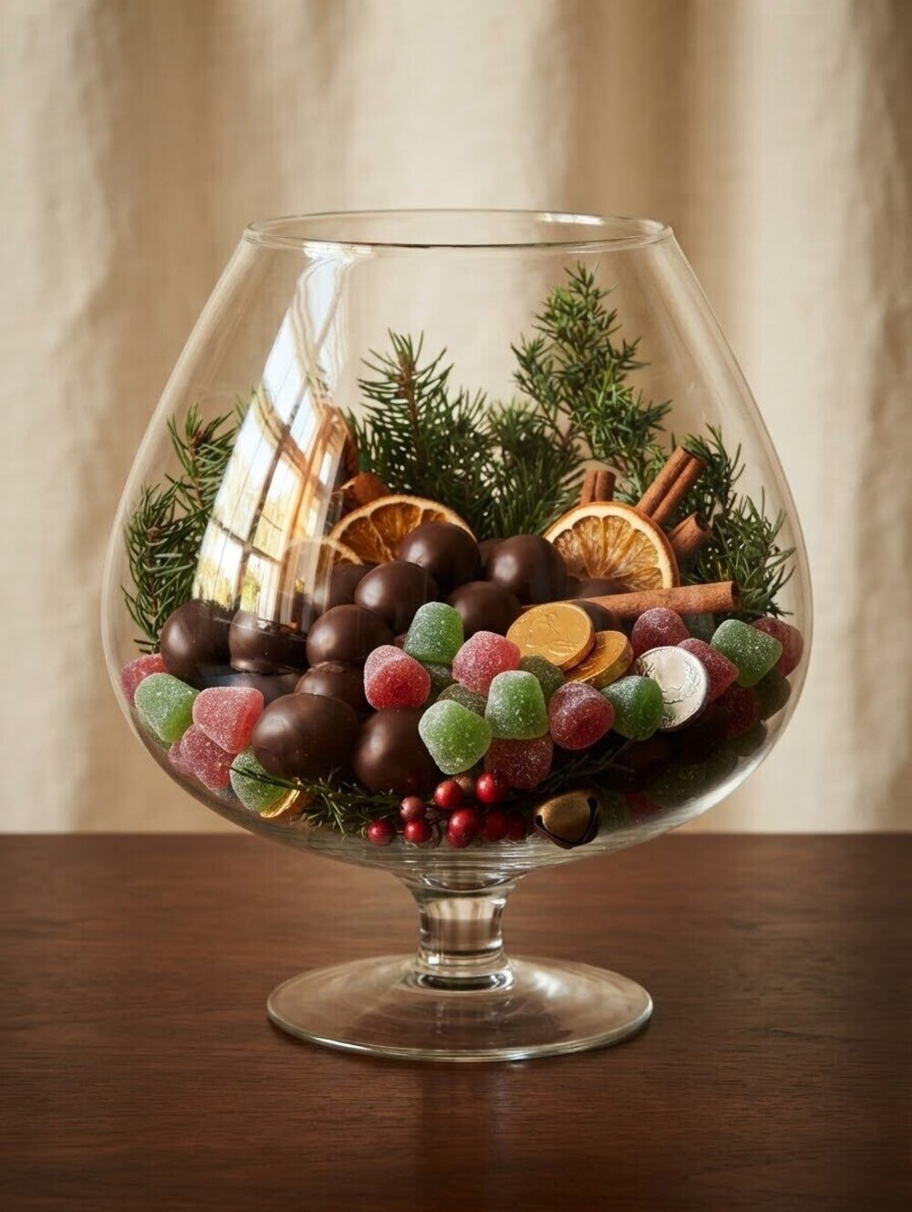 oversize brandy snifter/terrarium/vase